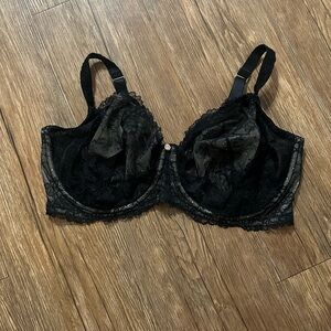 Cacique Black Lace Underwire Bra